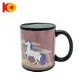 high quality custom Magic Heat sensitive Unicorn Tea Coffee Mug